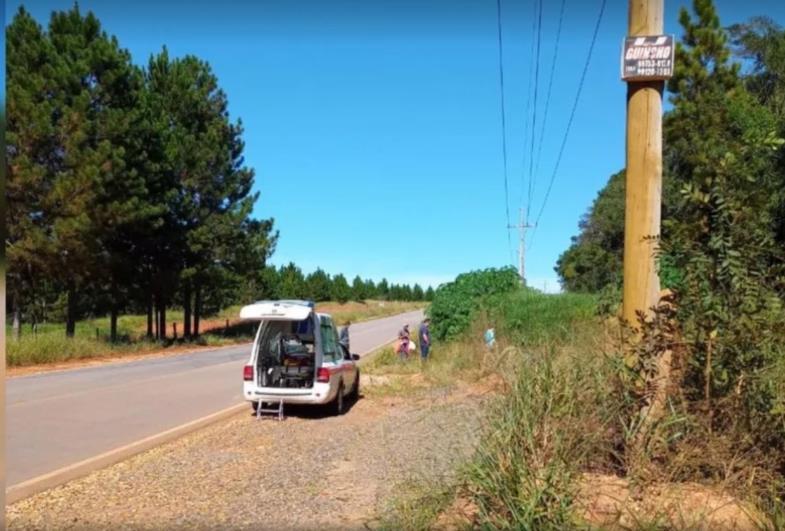 Motociclista é encontrado morto após sofrer acidente em estrada vicinal