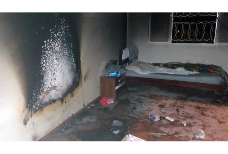 Idosos são socorridos após asilo pegar fogo em Itaporanga 