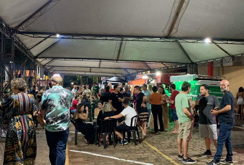 A gastronomia diversificada encantou os visitantes e completou a experiência