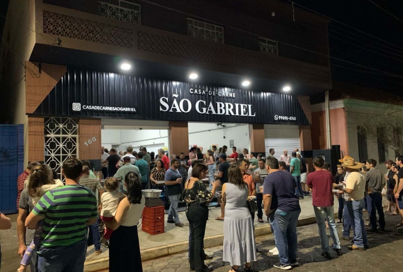 Inauguração da Casa de Carne São Gabriel é sucesso em Fartura