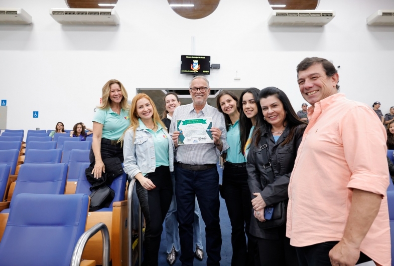 A Abova foi reconhecida pelo trabalho voluntário  desenvolvido na 4ª Festa de São Peregrino