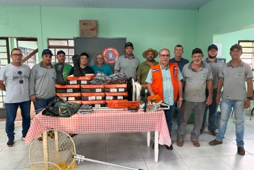 Defesa Civil de Fartura recebe novos equipamentos de segurança