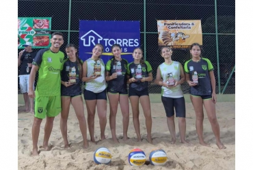 Fartura realizou 1º Torneio Interno de Vôlei de Praia da categoria de base