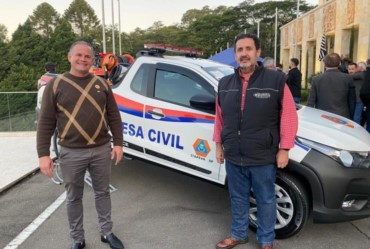 Taguaí conquista caminhonete e equipamentos da Defesa Civil