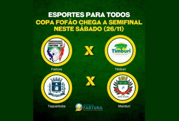 Copa Fofão chega a semifinal neste sábado (26)