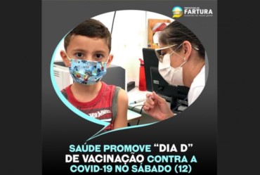 Saúde promove “Dia D” de Vacinação contra a Covid-19 no sábado (12)