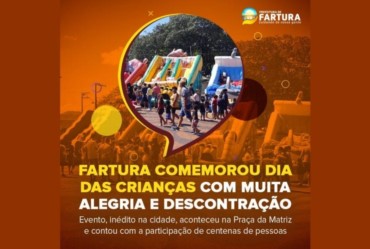 Fartura comemorou Dia das Crianças com muita alegria e descontração