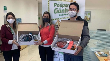 Sicredi doa máscaras respiradoras para Secretaria de Saúde de Barão de Antonina