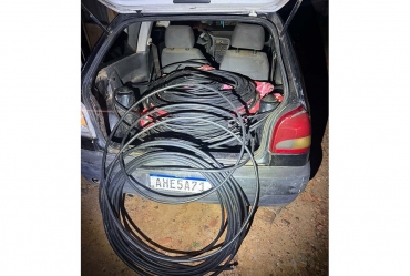 Polícia Civil identifica e indicia autores de furto de fiação em Taguaí