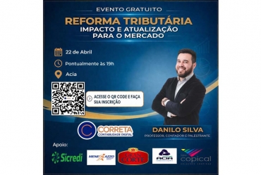 Correta Contabilidade Digital se destaca como especialista na Reforma Tributária e promove palestra em Avaré