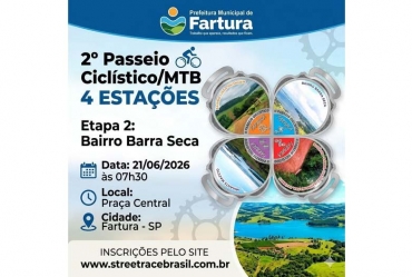 Fartura recebe segunda etapa do  Passeio Ciclístico das Quatro Estações
