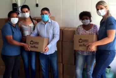 Prefeitura de Itaporanga entrega cestas básicas a mais de 50 famílias 