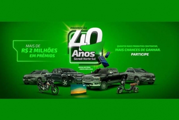 Sicredi Norte Sul celebra 40 anos com entrega de prêmios da promoção 