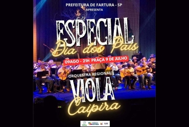 Fartura celebra o Dia dos Pais com Noite de Viola Caipira na Praça 9 de Julho