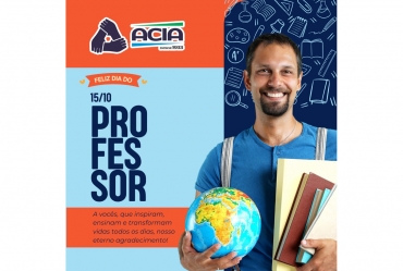 ACIA homenageia profissionais da educação no Dia do Professor 