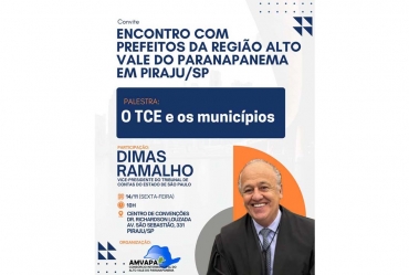Encontro de prefeitos  em Piraju acontece  nesta sexta, 14 
