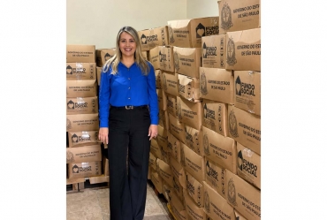 Solidariedade que chega à mesa de quem mais precisa graças a primeira-dama de Avaré