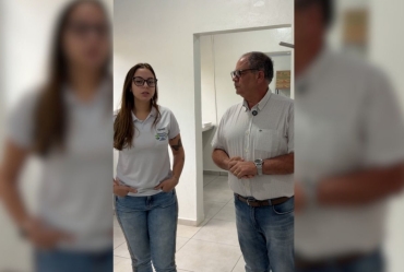 Prefeito visita obras de reforma da Clínica Veterinária de Fartura