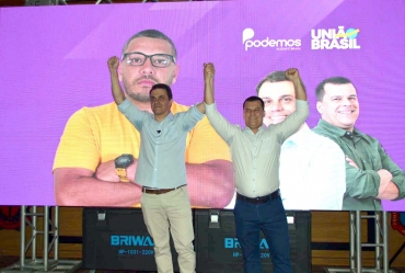 Partidos Podemos e União Brasil confirmam candidaturas de Marcelo Ortega e Major Pablo para a prefeitura de Avaré