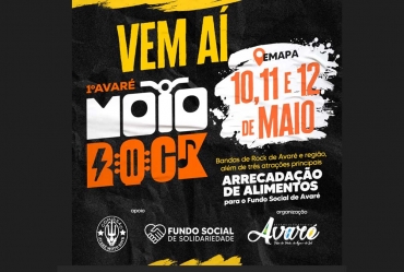 1º Avaré Moto Rock acontece entre 10 e 12 de maio no recinto da EMAPA