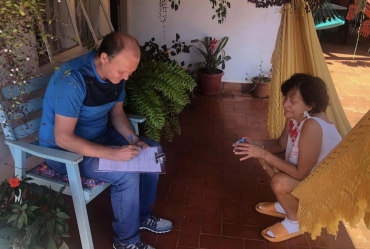 Agentes de saúde de Timburi  intensificam as visitas domiciliares 
