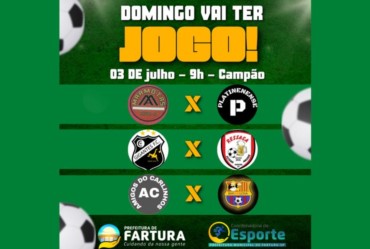 2ª rodada da Copa Intermunicipal de Futebol Society será domingo (03)