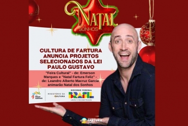 Coordenadoria da Cultura de Fartura anuncia projetos selecionados da Lei Paulo Gustavo