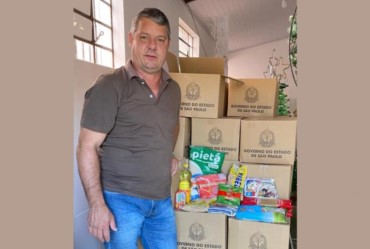 Prefeitura de Timburi recebe mais 100 cestas básicas do programa Alimento Solidário