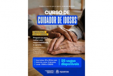 Curso de Cuidador de Idosos inicia aulas em Taquarituba
