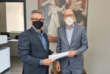 Isnar Freschi participa de audiência com o secretário executivo de Desenvolvimento Regional, Dr. Rubens Cury 