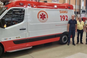 Avaré ganha nova ambulância para o SAMU
