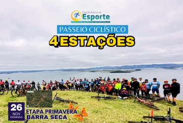 Passeio Ciclístico 4 Estações: Definido novo trajeto da etapa Primavera