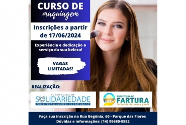 Fundo Social de Fartura promove curso de maquiagem