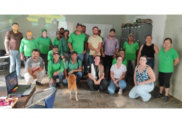Funcionários da Agricultura e Meio Ambiente recebem orientação sobre coleta seletiva