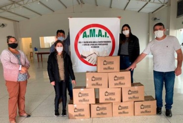 Prefeitura distribui cestas básicas para Associação Mão Amiga Itaporanguense