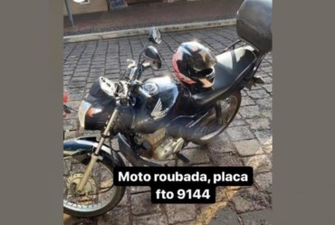 Moto é furtada em Fartura nesta segunda-feira
