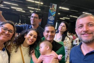 Deputado federal Marcos Pereira visita Coronel Macedo na tarde de segunda-feira, dia 25