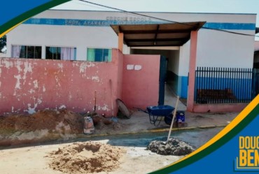 Prefeitura de Itaporanga reforma e amplia creche no Bairro Santo Antônio