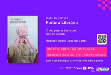 Clube de Leitura “Fartura Literária” promove encontros mensais