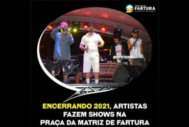 Artistas fazem shows na Praça da Matriz de Fartura