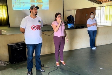 Setor de endemias de Sarutaiá promove palestra sobre prevenção  de doenças transmitidas por mosquitos em escola municipal
