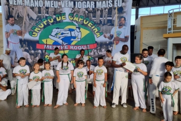 Grupo de Capoeira de Timburi participa de evento interestadual 