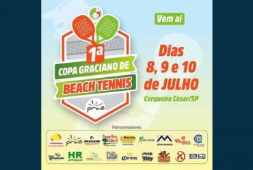 Cerqueira Cesar realiza 1ª Copa Graciano de Beach Tennis