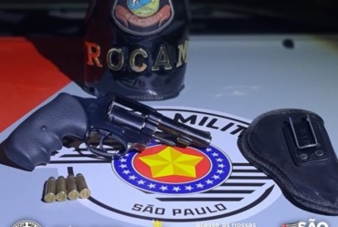 Rocam prende homem por porte ilegal de arma de fogo em Avaré