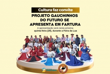 Projeto Gauchinhos do Futuro promete encantar Fartura com apresentação na Feira da Lua