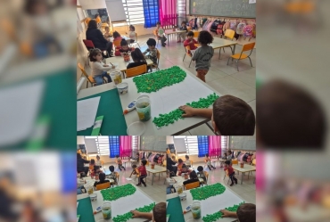 Projeto sobre o Meio Ambiente incentiva conscientização desde a infância na Escola Anaclite em Taguaí