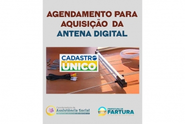 Agendamento para aquisição da Antena Digital