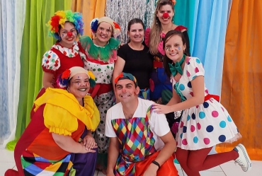 Creche Escola Anaclite Adelasir comemora o Dia do Circo em Taguaí