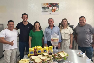 Espaço do Projeto Cozinhalimento é inaugurado em Taguaí