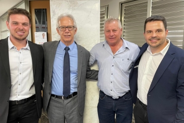 Prefeito Diego do Nino participa da posse do dep. Edson Giriboni em São Paulo